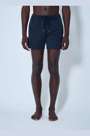 Moncler Logo Patch Swim Shorts - Homme Maillots De Bain Navy S