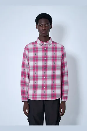 STUSSY Motif Plaid Chemise- Homme Chemises Xxl
