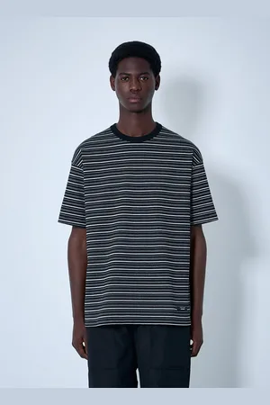 Comme des Garçons Striped Logo Motif T-shirt - Homme T-shirts S