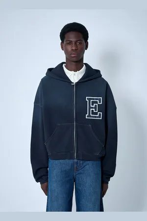 ERL Logo Motif Hooded Sweatshirt - Homme Sweatshirts S