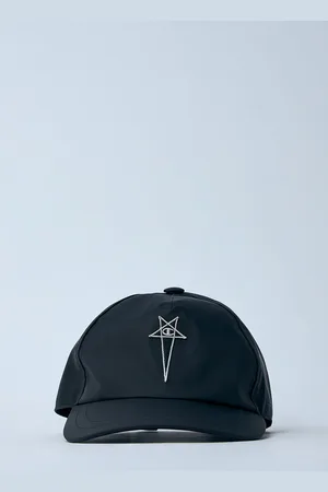 Rick Owens Logo Motif Baseball Cap - Homme Chapeaux One Size