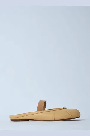 Maison Margiela Tabi Ballet Mules - Femme Chaussures Plates Beige Eu - 36