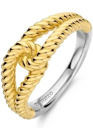 Ti Sento Bague - 12323SY Argent Liens Effet Corde