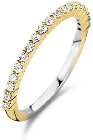 Ti Sento Bague femme 12268ZY - Argent, plaqué or
