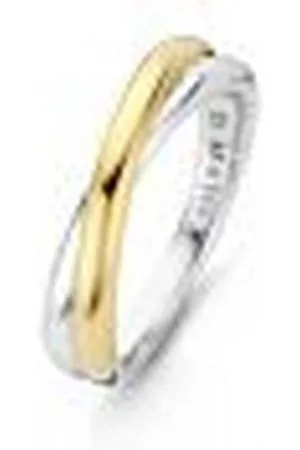 Ti Sento Bague 1953SY - 2 Anneaux Entrelacés Bi Colore Doré