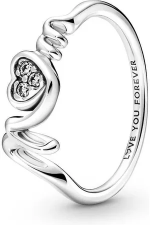 PANDORA Bague C?ur Pavé Mom é - Moments