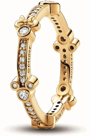 PANDORA Bague Éternité Scintillante Mickey et Minnie - Disney x