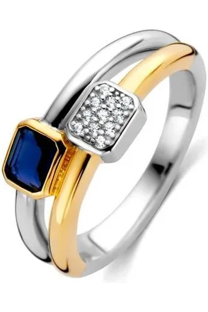 Ti Sento Bague femme 12275BY - Argent, plaqué or
