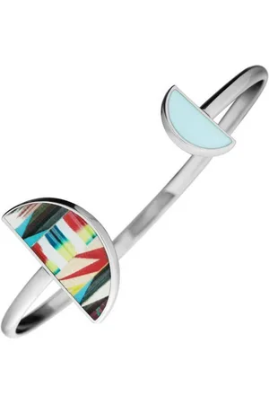Christian Lacroix Bracelet Rigide Femme XF11007LC Métal Argenté et Email - Christian Lacroix