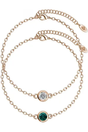 Myc-Paris Bracelet Birth Stone - Or Rosé et cristal