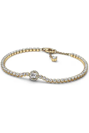 PANDORA Bracelet Timeless Doré - Rivière Halo Scintillant