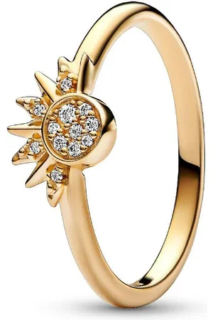 PANDORA Bague Soleil Scintillant Céleste