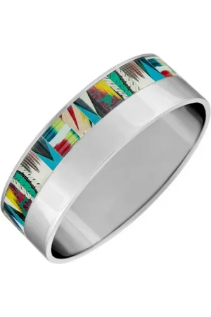 Christian Lacroix Bracelet Rigide pour Femme XF11001L Métal Argenté et Email - Christian Lacroix