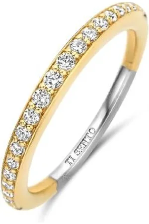 Ti Sento Bague - 12317ZY Argent Et Oxydes De Zirconium Sertie Rail