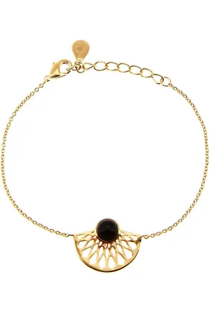 Kosma Paris Bracelet Kosma Mia BTS05725-ONXBK - Métal Doré Jaune & Onyx Noir Femme