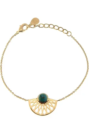 Kosma Paris Bracelet Kosma Mia BTS05725-OCTUBU - Métal Doré Jaune & Turquoise Femme