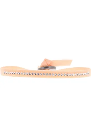 Les Interchangeables Bracelet Tissu Rose Cristaux Swarovski A32921