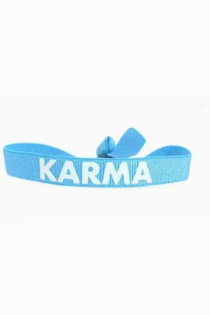 Les Interchangeables Bracelet Femme Karma Bleu Ciel