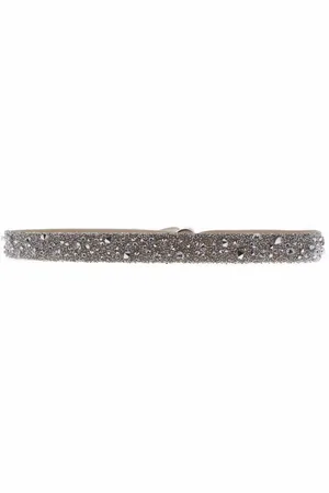 Les Interchangeables Bracelet Tissu Beige Cristaux Swarovski A38523