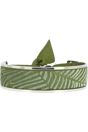 Les Interchangeables Jonc femme - A91990 Ruban 12mm MV Feuille