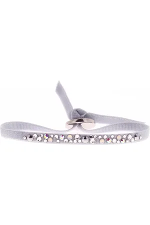 Les Interchangeables Bracelet Tissu Acier Rose A41176