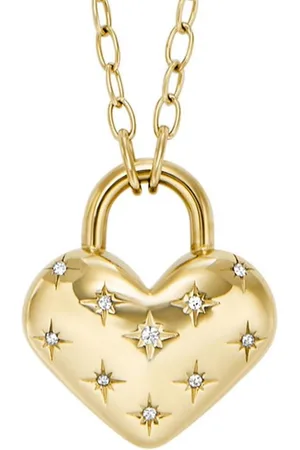 Fossil Collier Femme Love Sadie - JF04829710 Acier inoxydable
