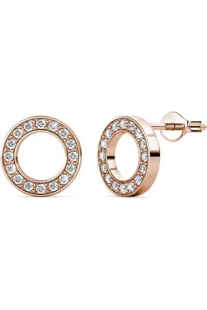 Myc-Paris Boucles d?oreilles Femme - DE0323-RG Laiton Doré rose