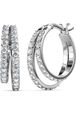 Myc-Paris Boucles d?oreilles Femme - DE0429-S Laiton Argent