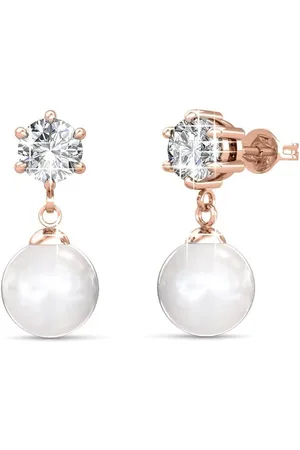 Myc-Paris Boucles d?oreilles Femme - DE0259-RG Laiton Doré rose