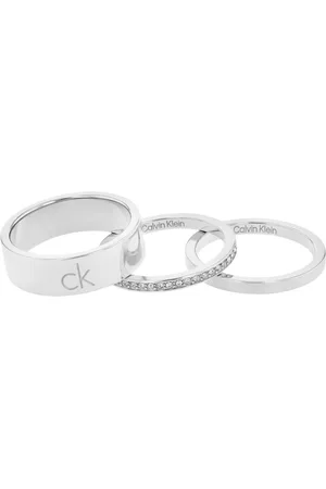 Calvin Klein Bague femme Ck Trio - 35000794 Acier