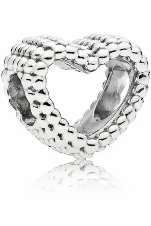 PANDORA Charm C?ur Ouvert Perlé Moments 925/1000?