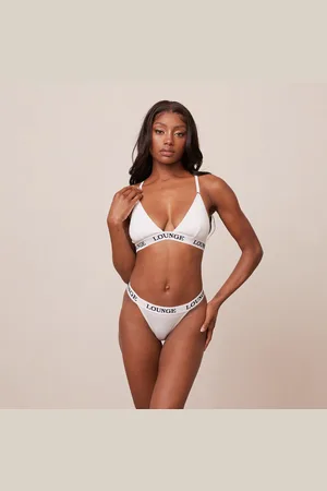 Lounge Underwear Bamboo Triangle Soutien Gorge - Tout Blanc