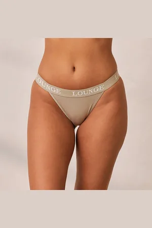 Lounge Underwear Bamboo Triangle Culotte - Avoine