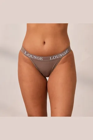 Lounge Underwear Bamboo Triangle Culotte - Café