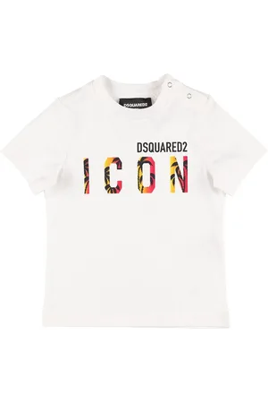 Dsquared2 T-shirt En Jersey De Coton À Imprimé Logo