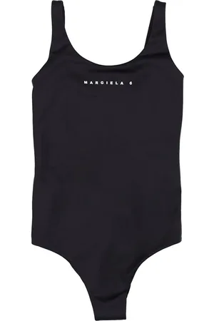 Maison Margiela Maillot De Bain Une Pièce En Lycra Imprimé Logo