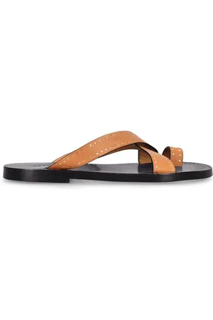 Isabel Marant Sandales Plates En Cuir Jinsay 10 Mm