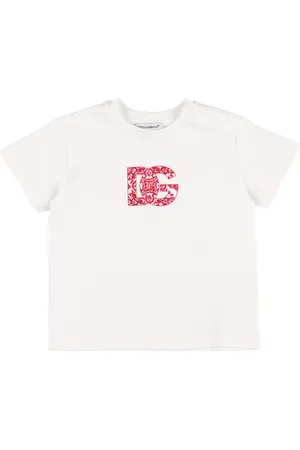 Dolce & Gabbana T-shirt En Jersey De Coton À Imprimé Logo