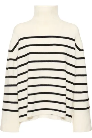 ANINE BING Pull-over En Laine De Cachemire À Rayures Courtney