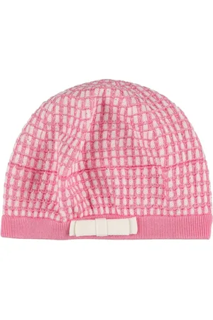 Self-Portrait Casquette En Maille De Laine Et Coton