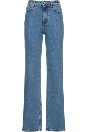 Burberry Jean Taille Haute En Denim De Coton Bergen