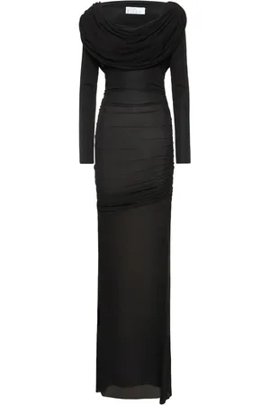 GIUSEPPE DI MORABITO Robe Longue En Jersey De Viscose À Capuche