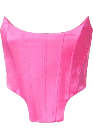 GIUSEPPE DI MORABITO Bustier En Satin Stretch