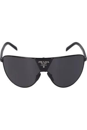 Prada Lunettes De Soleil En Métal Catwalk