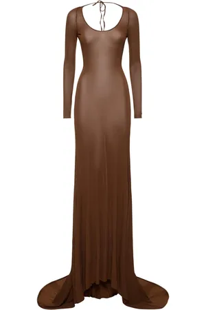 GIUSEPPE DI MORABITO Robe Longue En Jersey De Viscose Stretch