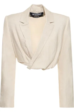 Jacquemus Veste Courte En Lin Mélangé La Veste Bahia