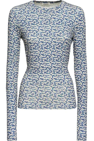 Marant Etoile Haut En Viscose Stretch Imprimé Leonio