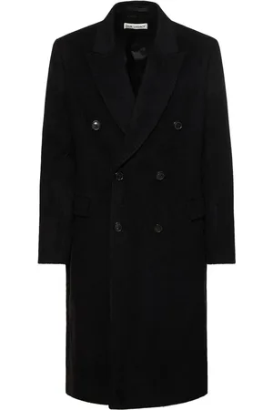 OUR LEGACY Manteau En Mohair Mélangé À Double Boutonnage