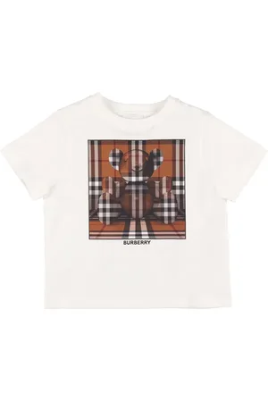 Burberry T-shirt En Jersey De Coton À Imprimé Logo