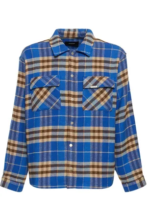 Represent Chemise En Flanelle À Carreaux À Logo Brodé